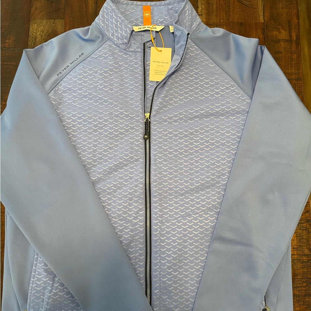 Peter Millar Zip Up Jacket
Large 
Blue 
New